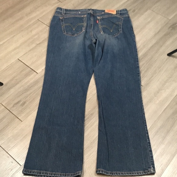 Levi’s 515 Medium Wash Boot Cut Jeans size 18 - Picture 5 of 9